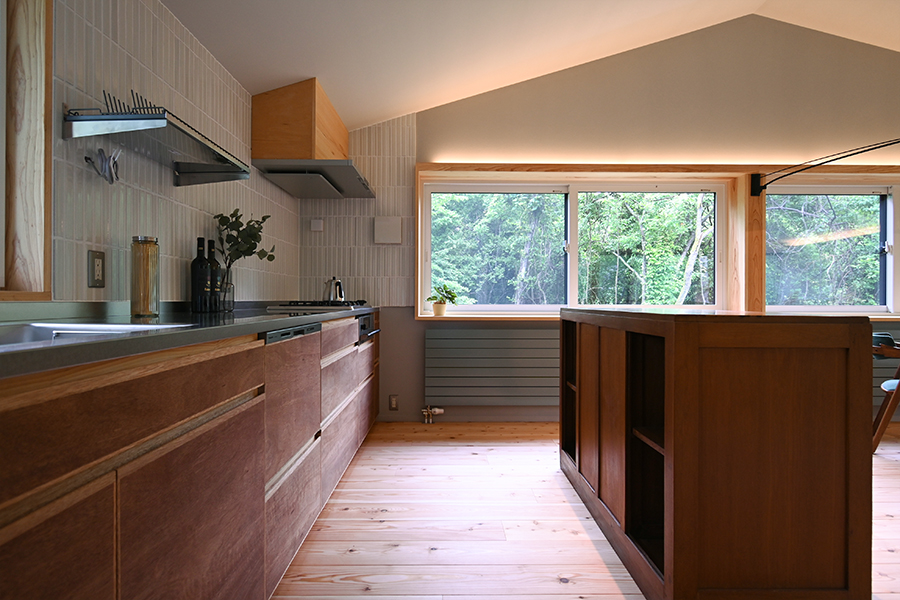 森くらしの家キッチン写真